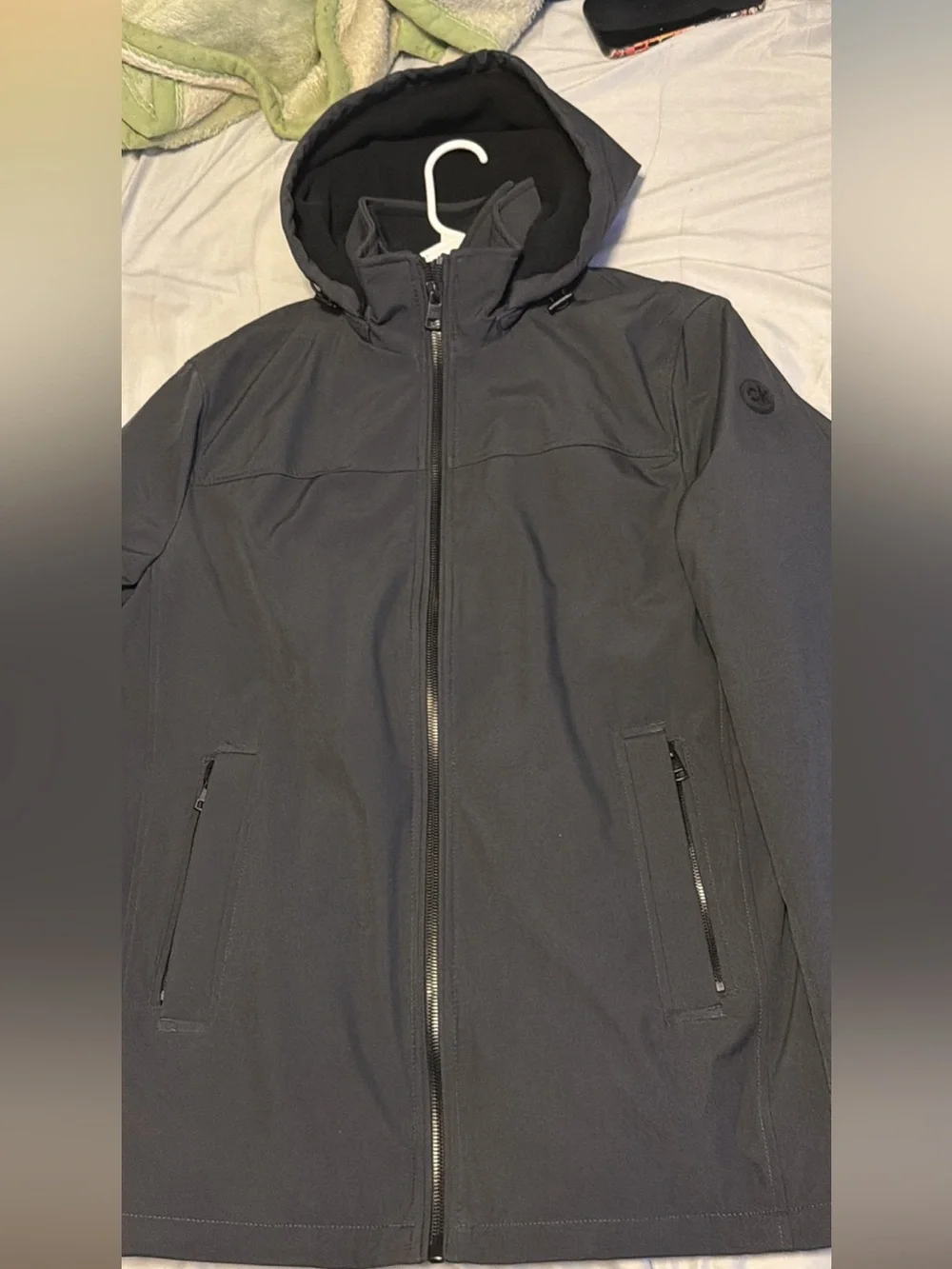 NWOT Calvin Klein Infinite Stretch Jacket Polar Fleece Bib Iron⁠